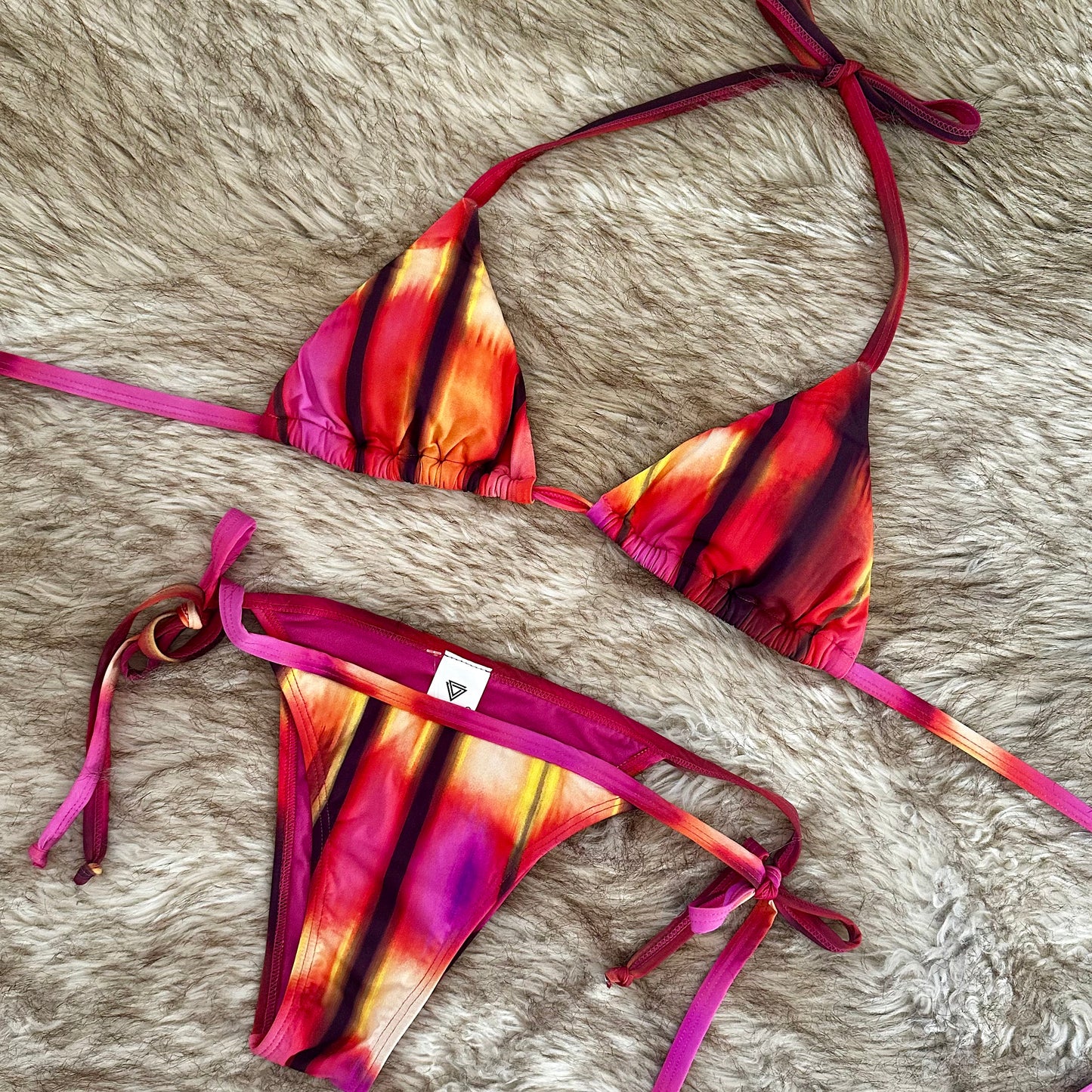 Tie Dye Sunset Brazilian Bikini